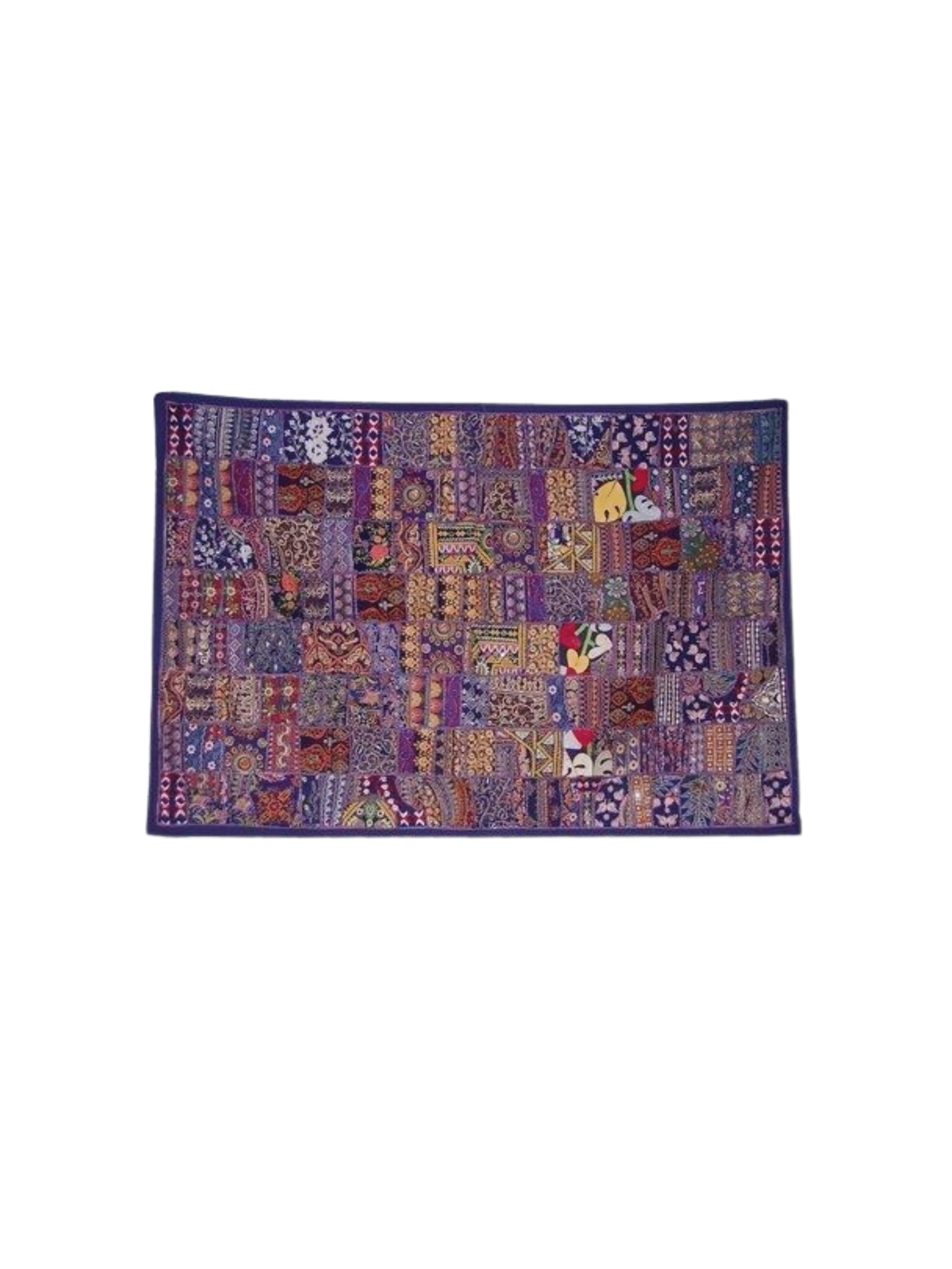 Royal Bohemian Patchwork Wall Tapestry – Handcrafted Heritage Art