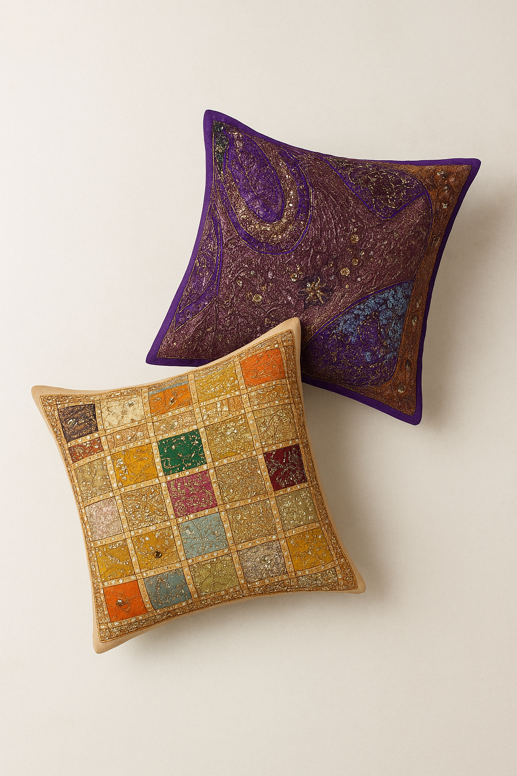 Royal Sozni Embroidered Pillow