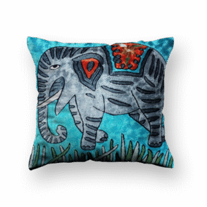 Royal Elephant Cushion Cover